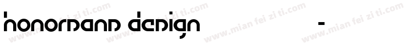 honorsans design字体下载字体转换